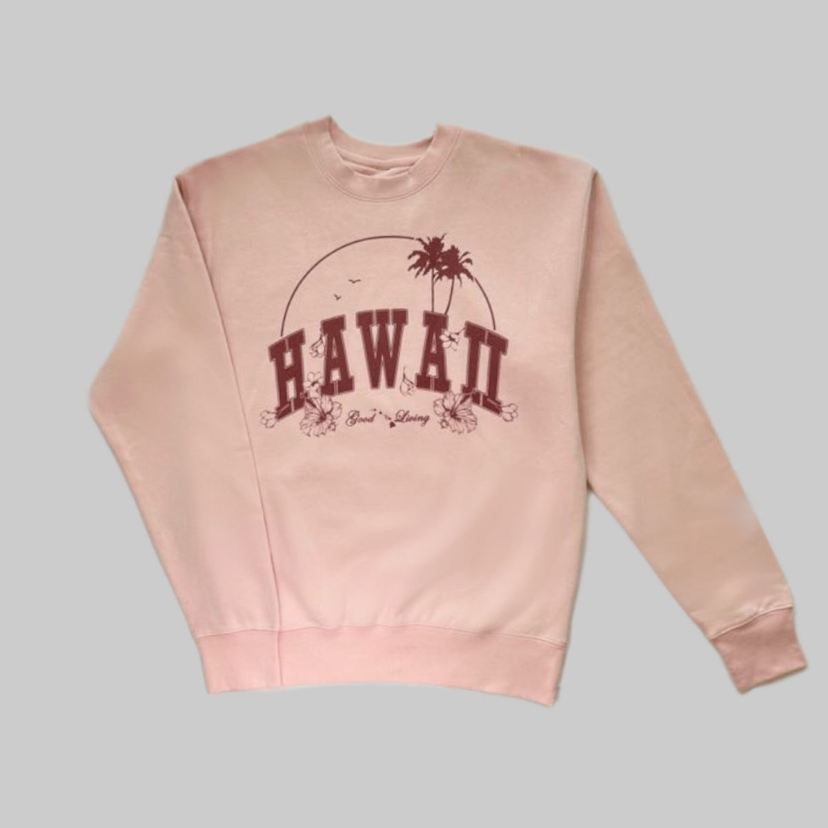 Sweat-shirt Fille INA – Hawaii Girl, Rose, XL, Capuche, « Living In A MN World » (occasion)