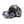 Load image into Gallery viewer, MAUI SHAKA QUICK DRY HYDRO CAP 50th STATE BLACK FLORAL