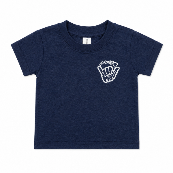 MAUI SHAKA INFANT SLEEVE SHIRT HEATHER BLUE