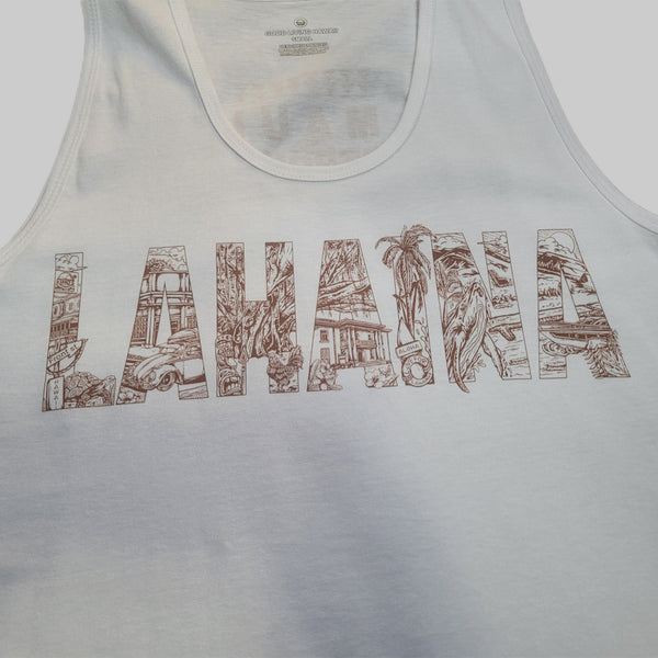 LAHAINA TANK TOP WHITE