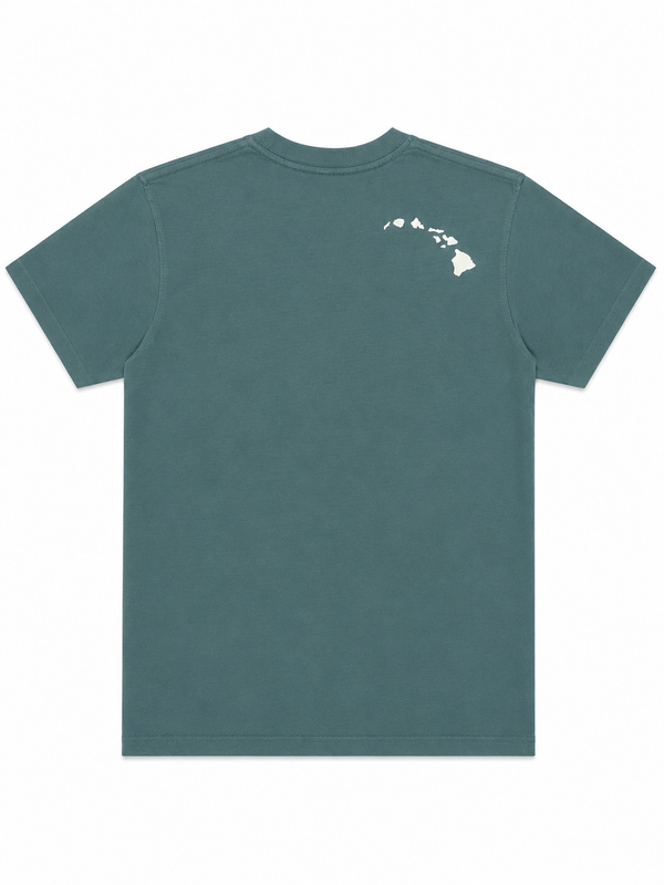 MAUI GARMENT DYED TEE GREEN