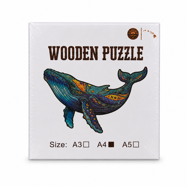 WOODEN PUZZLE / HUMPBACK WHALE
