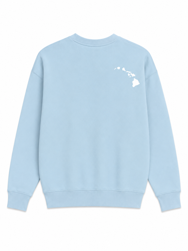 ALOHA LIGHT BLUE SWEATER (UNISEX)