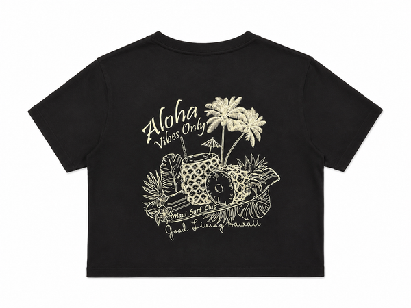 ALOHA VIBES CROP TOP