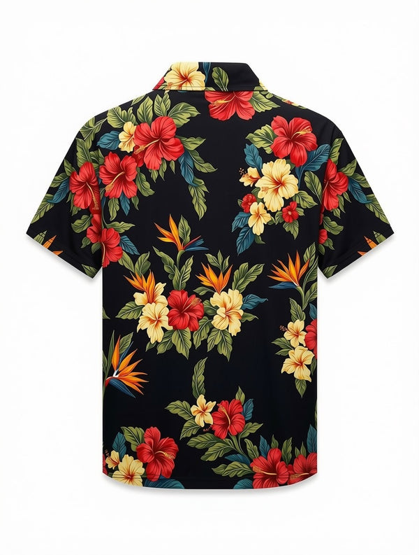 UPF 50+ PERFORMANCE POLO SHIRT FLORAL