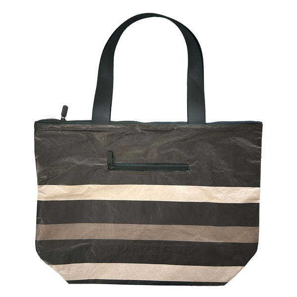 Tyvek Tote Bag (Black/Beige)