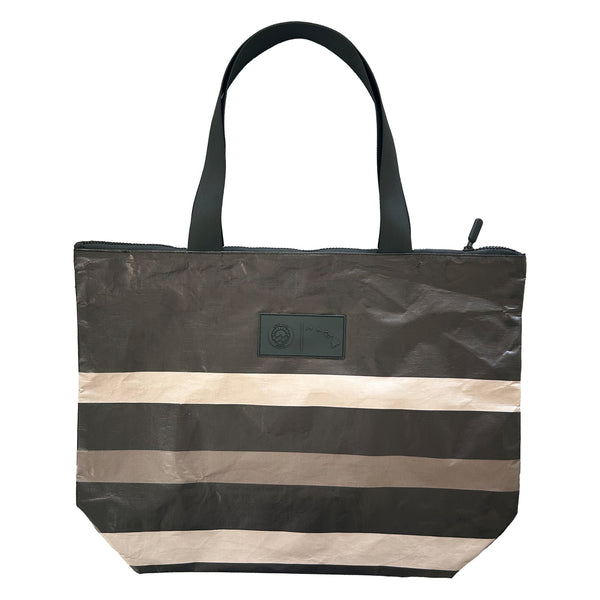 Tyvek Tote Bag (Black/Beige)