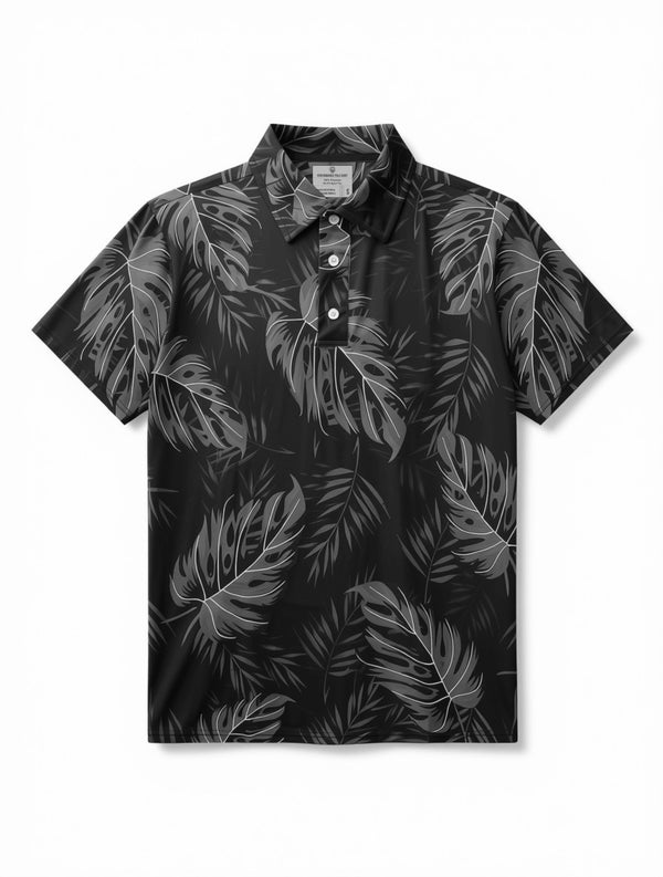 UPF 50+ PERFORMANCE POLO SHIRT MONSTERA