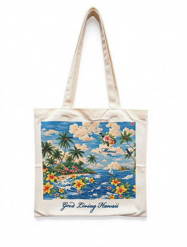 CANVAS TOTE BAG SMALL OCEAN