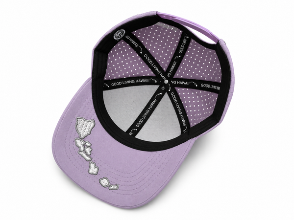 STATE OF ALOHA MAUI QUICK-DRY PERFORMANCE CAP - SOFT LAVENDER