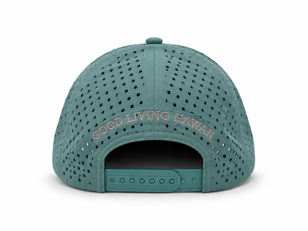 STATE OF ALOHA MAUI QUICK-DRY PERFORMANCE CAP - LIGHT BLUE