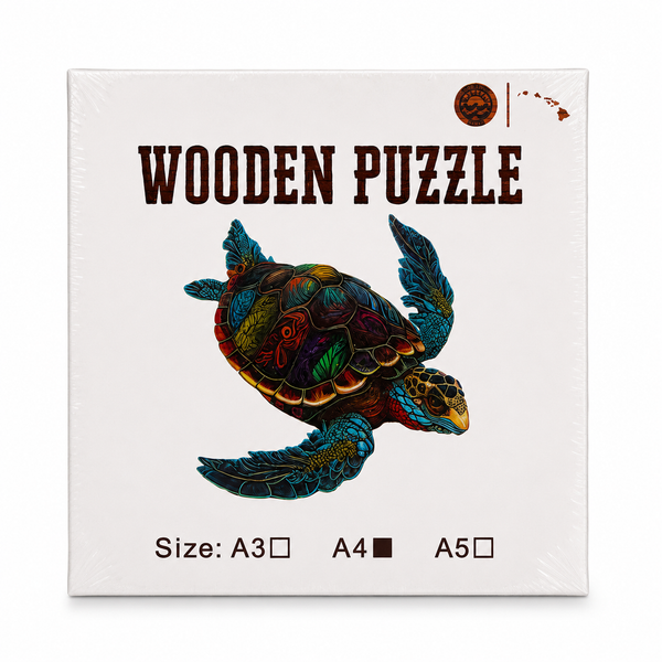 WOODEN PUZZLE / SWIMMING SEA TURTLE