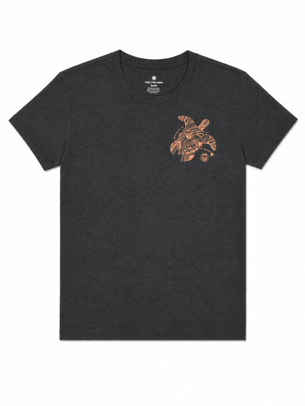 BIG HOOK SLEEVE SHIRT CHARCOAL GREY