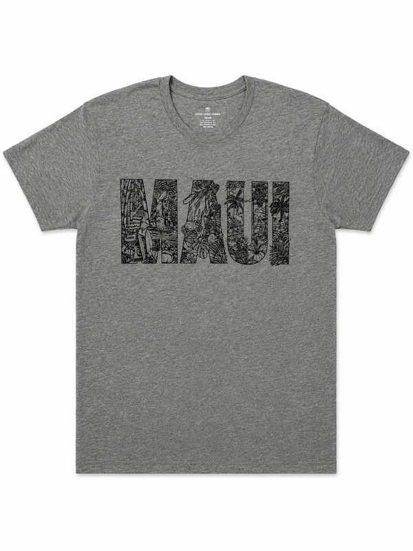 MAUI SLEEVE SHIRT HEATHERGREY