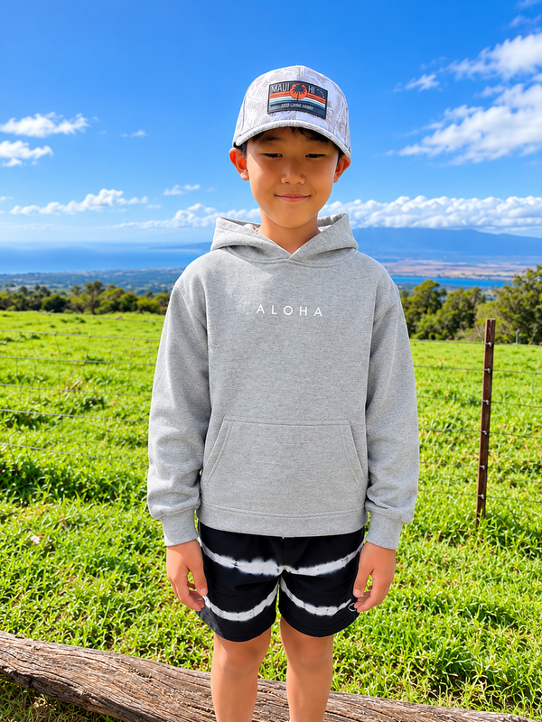 GoodLiving Hawaii Youth Unisex ALOHA Pullover Hoodie