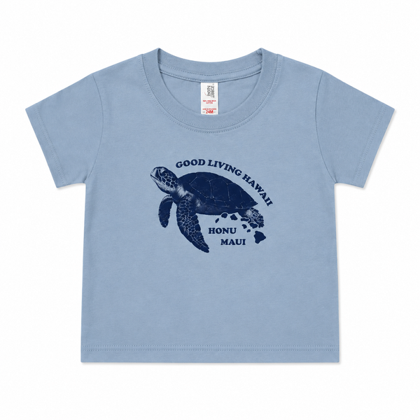 HONU MAUI INFANT SLEEVE SHIRT BLUE