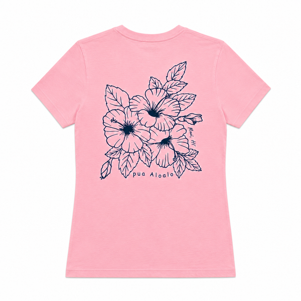 MAUI HIBISCUS / PUA ALOALO TEE