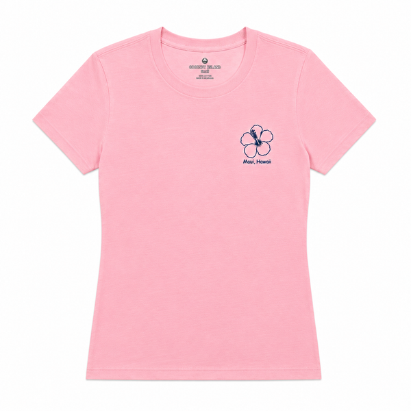 MAUI HIBISCUS / PUA ALOALO TEE