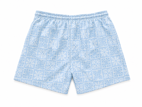 Maui Quilt Swim Shorts
