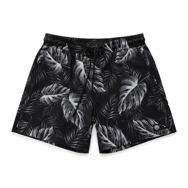 Monstera leaf print Swim Shorts
