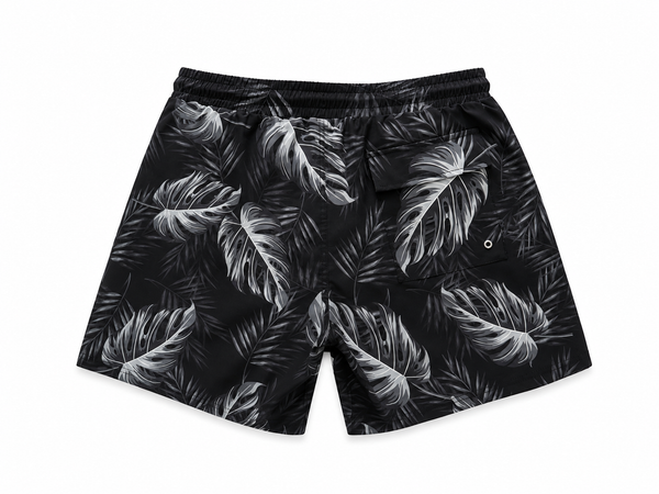 Monstera leaf print Swim Shorts