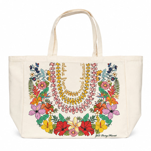 Canvas Tote Bag (Floral)