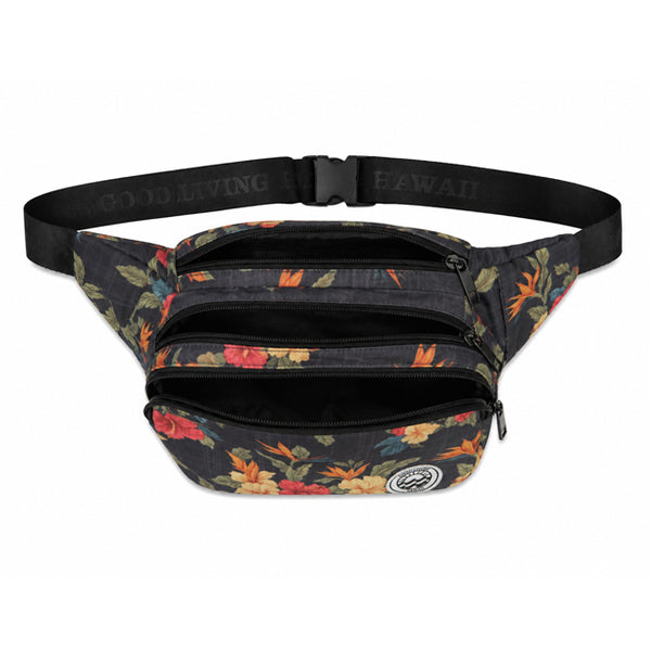 Belt Bag (Black Floral)