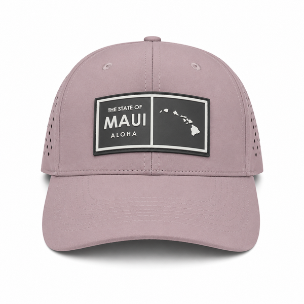 Maui Aloha Quick-Dry Performance Hat – Dusty Pink