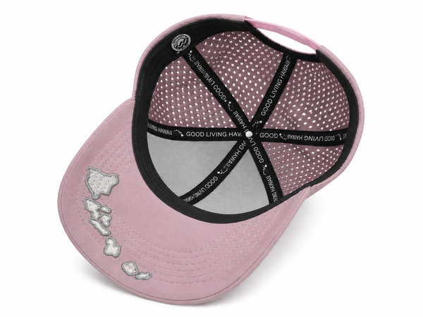 Maui Aloha Quick-Dry Performance Hat – Dusty Pink