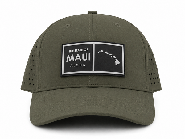 MAUI HI QUICK-DRY PERFORMANCE CAP - SAGE GREEN