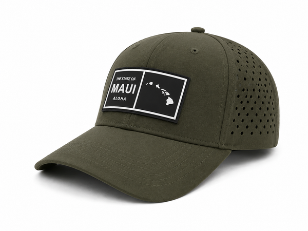 MAUI HI QUICK-DRY PERFORMANCE CAP - SAGE GREEN