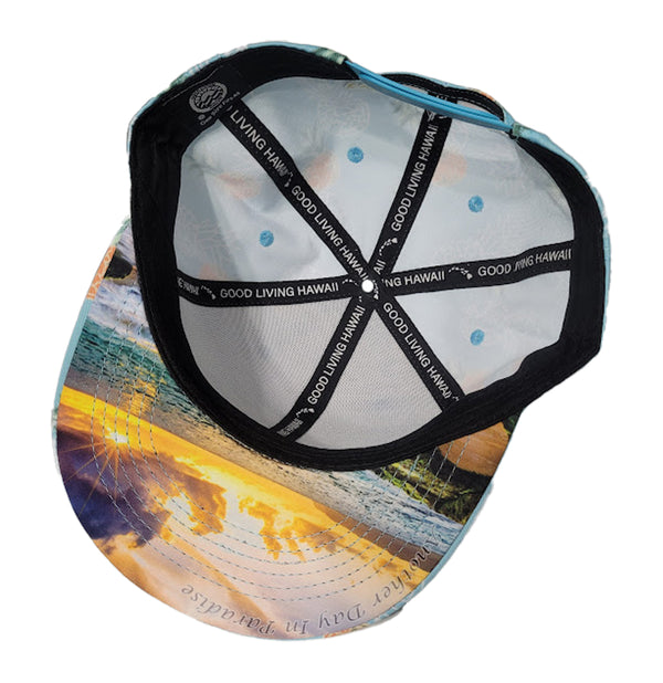 MAUI SHAKA X PINEAPPLE FLATBILL SNAPBACK CAP