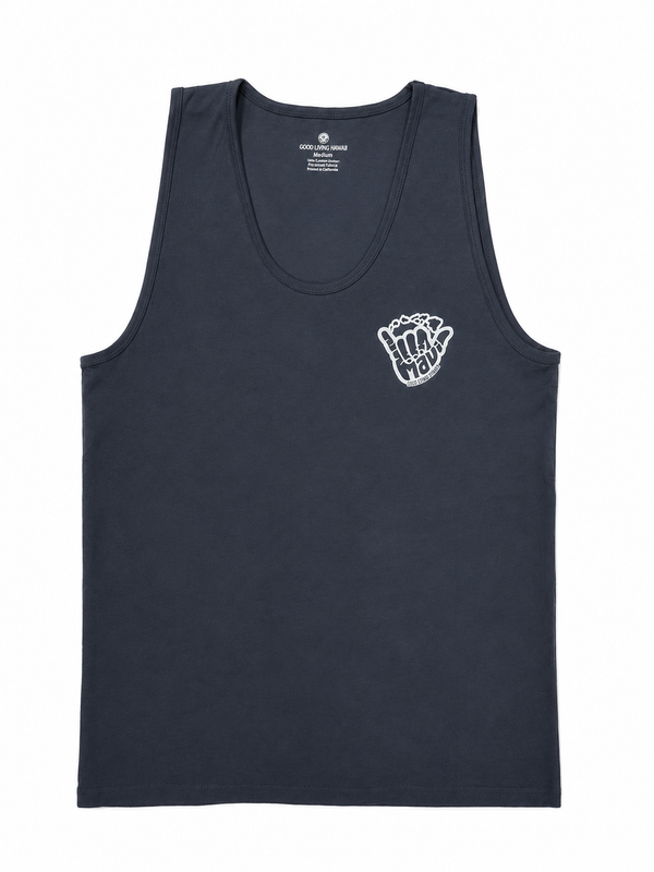 MAUI SHAKA TANK TOP HARBOR BLUE