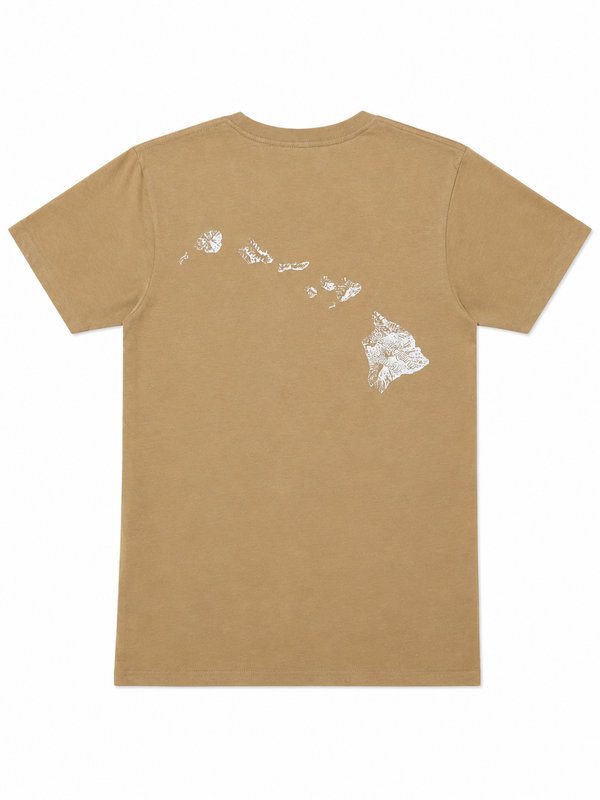 MAUI SHAKA SLEEVE SHIRT SAND