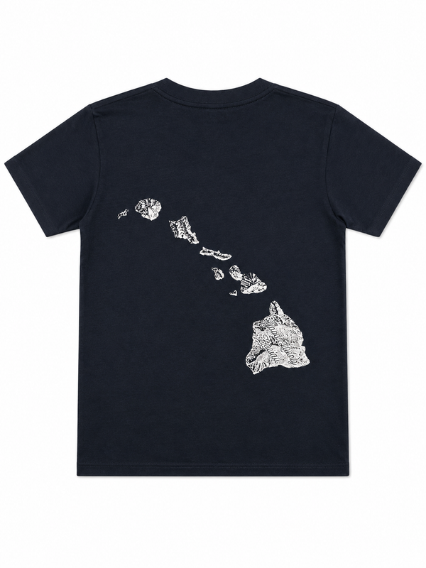 MAUI SHAKA YOUTH SHIRT NAVY
