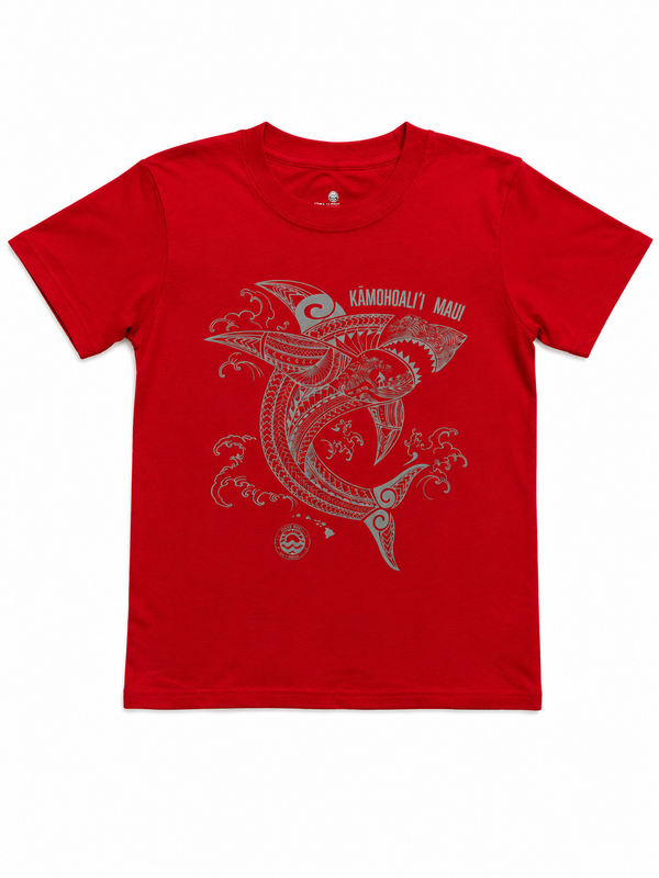 SHARK YOUTH SHIRT RED