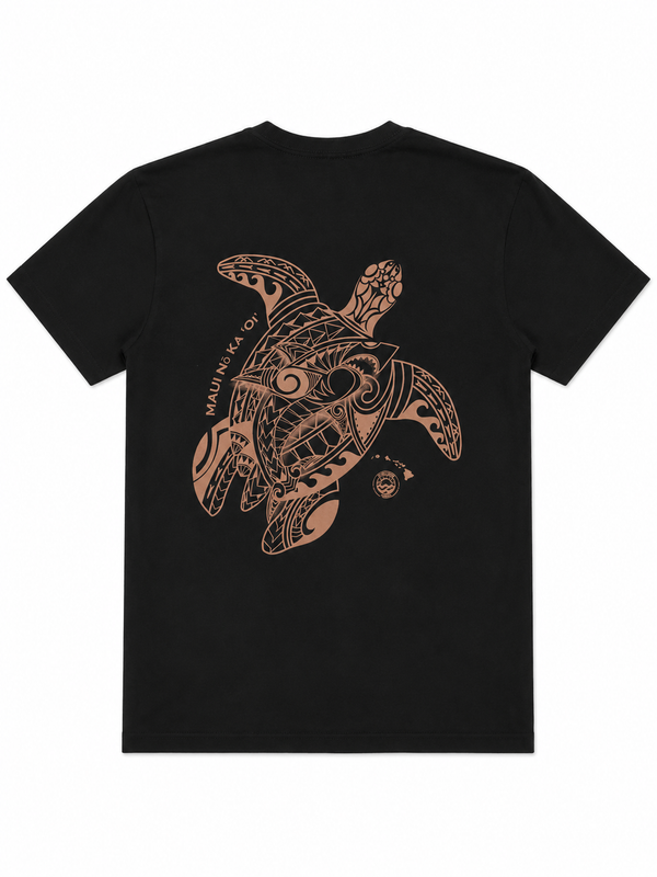 TURTLE X SHARK MAUI NO KA OI TEE