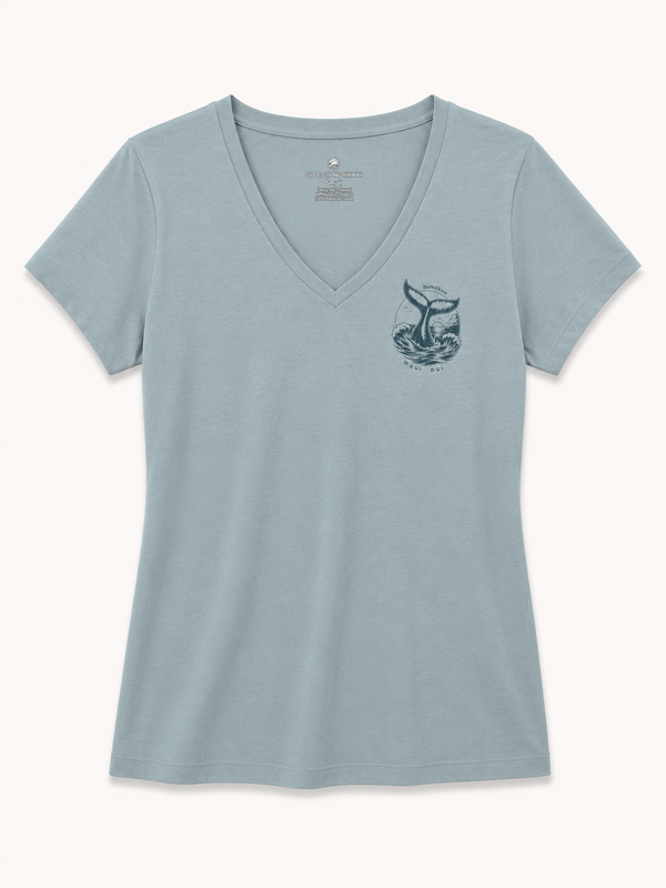 WHALE MAUI V-NECK SHORT SLEEVE SHIRT