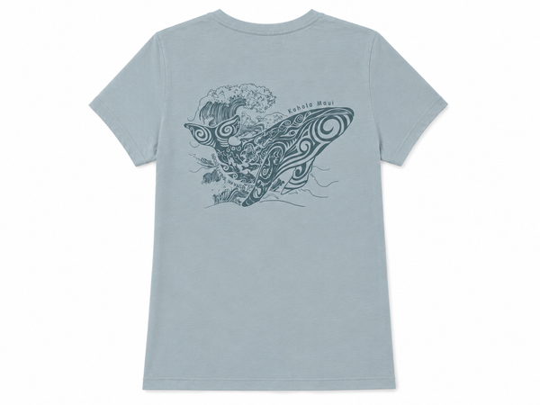 WHALE MAUI V-NECK SHORT SLEEVE SHIRT