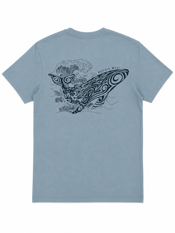 WHALE BLUE TEE