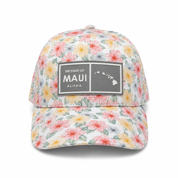 MAUI FLORAL QUICK-DRY PERFORMANCE CAP
