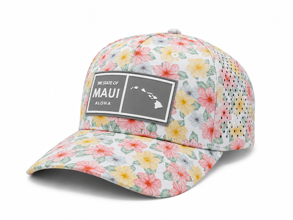 MAUI FLORAL QUICK-DRY PERFORMANCE CAP