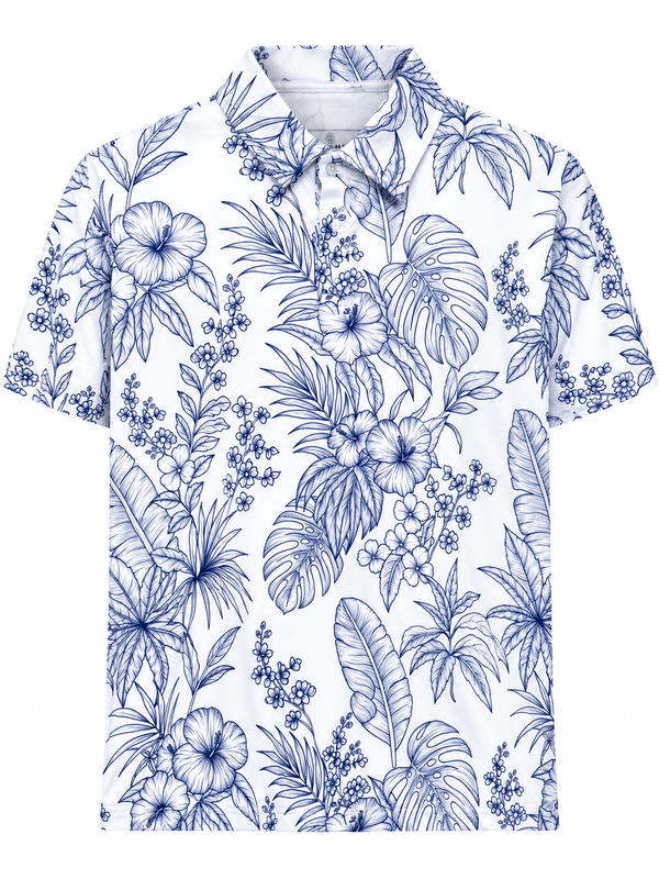UPF 50+Island Botanicals Performance Polo