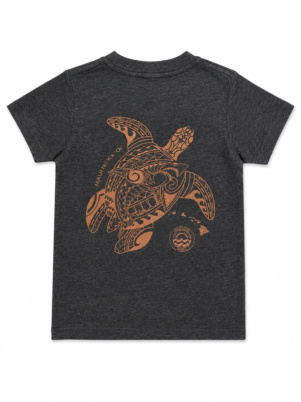 HOOK/ TURTLE YOUTH SHIRT HEATHER GREY