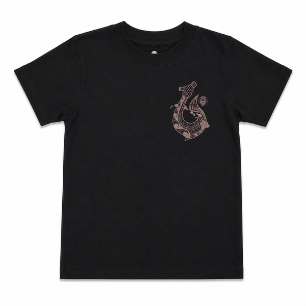 HOOK / SHARK YOUTH SHIRT BLACK
