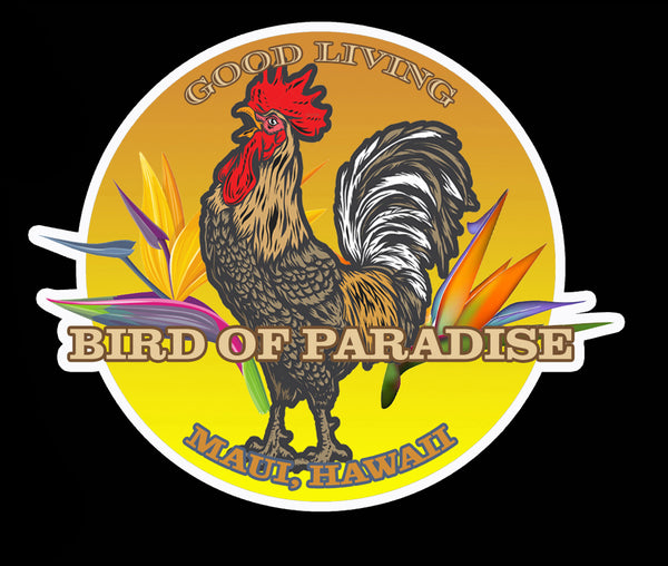 BIRD OF PARADISE STICKER